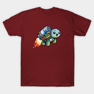 Jetpack turtle T-Shirt